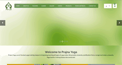 Desktop Screenshot of prajna-yoga.com