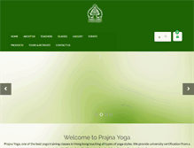 Tablet Screenshot of prajna-yoga.com